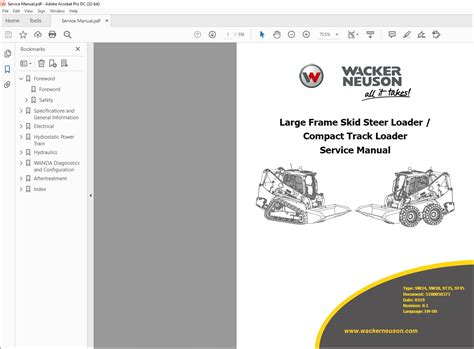 wacker neuson skid steer control diagrams|wacker neuson st35 for sale.